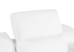 1116 Divanitalia Top Grain Italian Leather Power Reclining Chair with Power Headrests - White - SKU 1116-WHITE-CH - view 9
