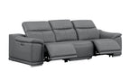 2679 Genuine Leather Sofa with Dual Power Recliners - Dark Grey - SKU 2679-DK-GRAY-3.2-S-HT - view 5