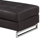 8136 Genuine Leather Ottoman