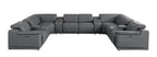 2679 12-Piece U-Shaped Power Reclining Sectional Sofa in Genuine Leather - 4 Recliners