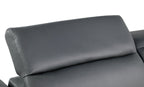 1126 Divanitalia Power Reclining Loveseat in Top Grain Italian Leather with 2 Power Recliners & Power Headrests