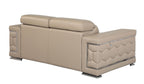 692 Divanitalia Loveseat with Adjustable Headrest in Top-grain Italian Leather - Beige - SKU 692-L-BEIGE - view 3