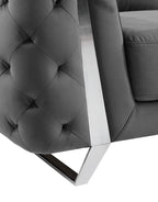 1051 Divanitalia Beige Sofa in Velvet Fabric