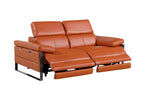 1246 Divanitalia Top Grain Italian Leather Loveseat with Power Headrest