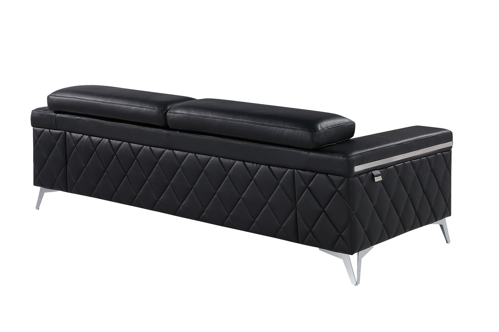 1140 Divanitalia Sofa with Adjustable Headrest in Top-grain Italian Leather