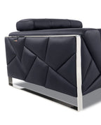 903 Divanitalia Loveseat with Adjustable Headrest in Top-grain Italian Leather