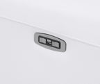 989 Divanitalia Power Reclining Loveseat with Power Headrest in Top-grain Italian Leather