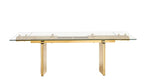 Nassim - Glam Glass Extendable Dining Table