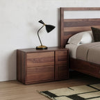 Berlin - Modern Walnut Nightstand