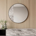 Maranello - Modern Grey Faux Marble Mirror