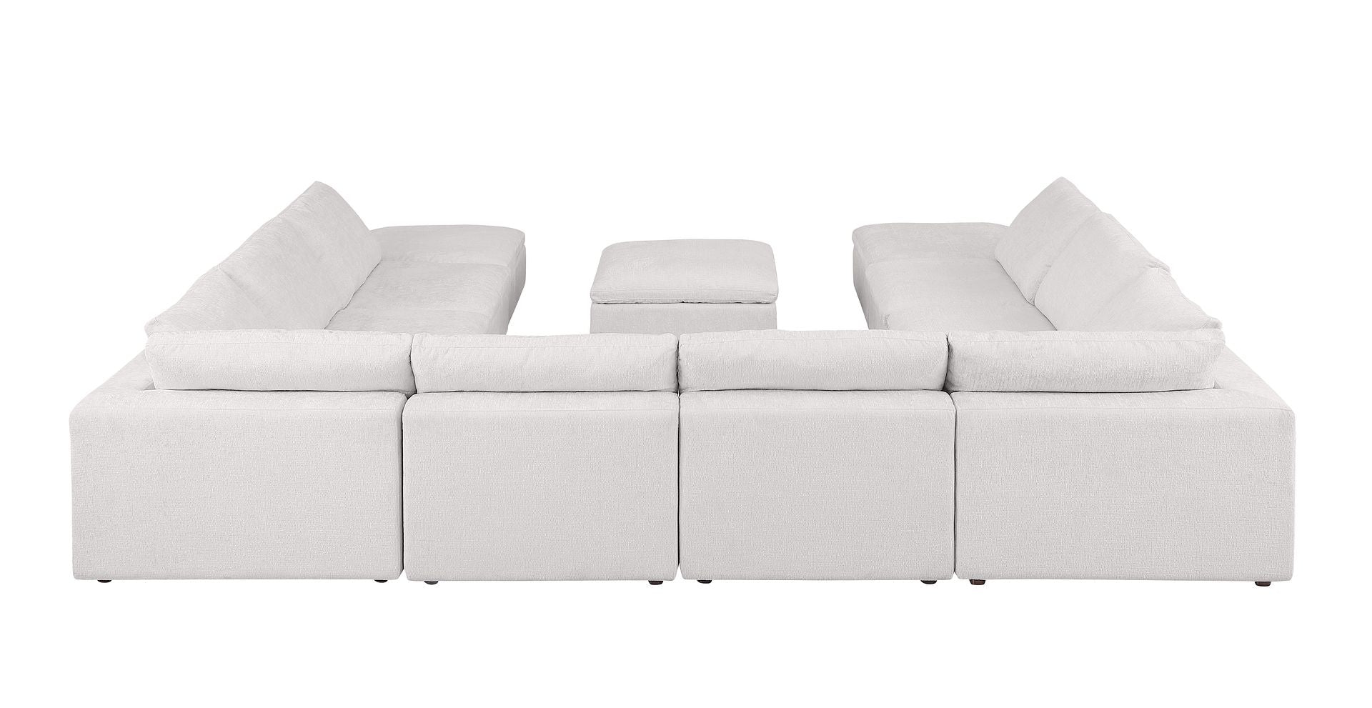 1100 Divanitalia Top-grain Italian Leather 11-Piece Sectional Sofa with Chaise