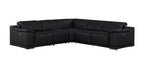 2679 5-Piece L-Shaped Power Reclining Sectional Sofa in Genuine Leather - 3 Recliners