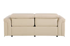 1126 Divanitalia Power Reclining Sofa in Top Grain Italian Leather with 2 Power Recliners & Power Headrests