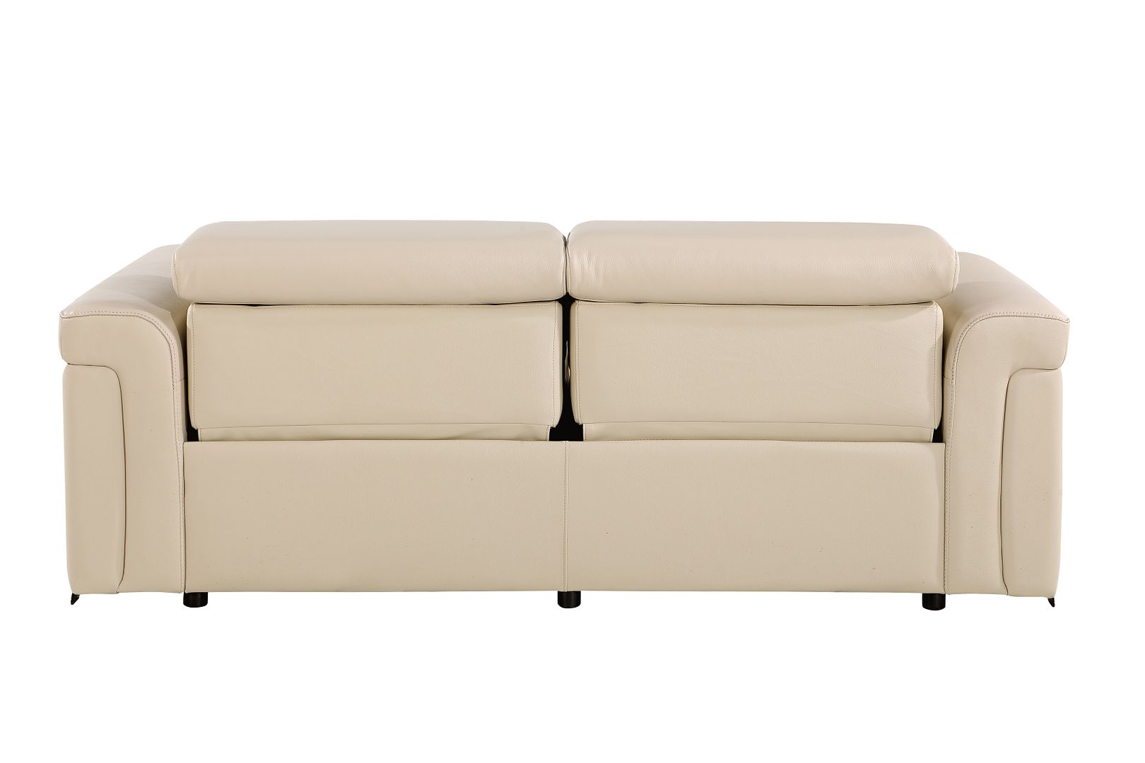 1126 Divanitalia Power Reclining Sofa in Top Grain Italian Leather with 2 Power Recliners & Power Headrests