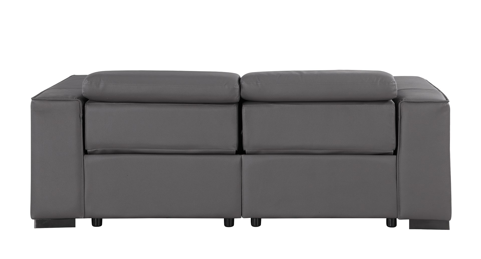 1208 Genuine Leather Dual Power Reclining Loveseat