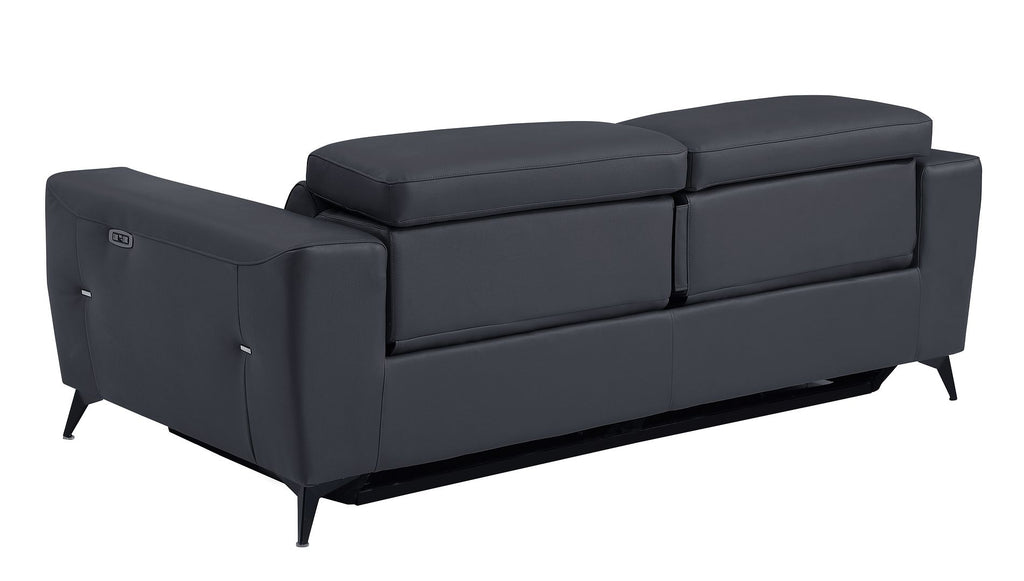 989 Divanitalia Power Reclining Sofa with Power Headrest in Top-grain Italian Leather