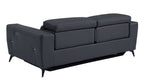 989 Divanitalia Power Reclining Sofa with Power Headrest in Top-grain Italian Leather