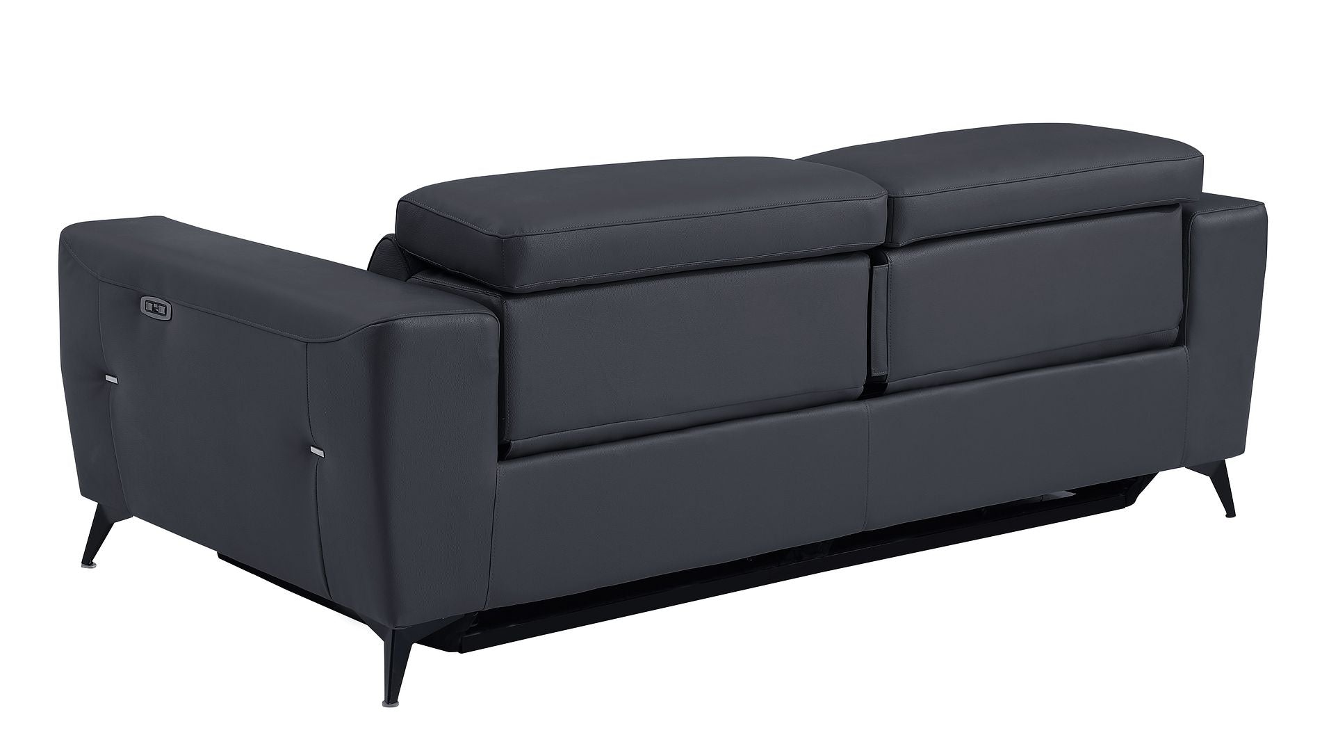 989 Divanitalia Power Reclining Sofa with Power Headrest in Top-grain Italian Leather