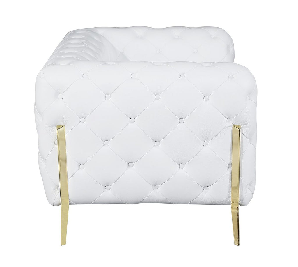 970 Divanitalia Loveseat in Top-grain Italian Leather