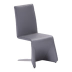 Nisse - Contemporary White Leatherette Dining Chair (Set of 2)