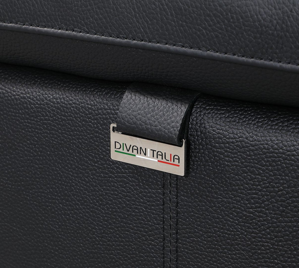 411 Divanitalia Sofa in Top-grain Italian Leather