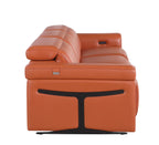 1126 Divanitalia 3-Piece Modular Power Reclining Sofa in Top Grain Italian Leather with 2 Power Recliners & Power Headrests