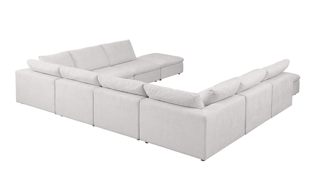 1100 Divanitalia 10-Piece U-Shaped Sectional Sofa with Chaise in Top-grain Italian Leather