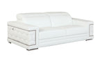 692 Divanitalia 2-Piece Sofa Set with Adjustable Headrest in Top-grain Italian Leather - White - SKU 692- WHITE 2PC (S/L) - GROUP - view 4