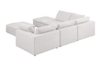 1100 Divanitalia 6-Piece Left Arm Facing 3-Seat Sectional Sofa - Top-grain Italian Leather
