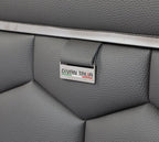 692 Divanitalia Chair with Adjustable Headrest in Top-grain Italian Leather - Dark Grey - SKU 692-CH-DARK GRAY - view 8