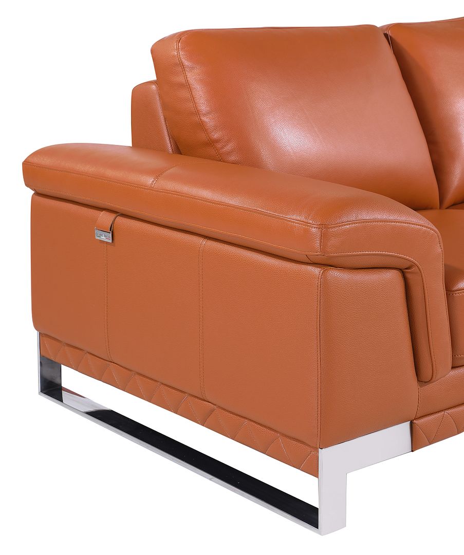 411 Divanitalia Sofa in Top-grain Italian Leather