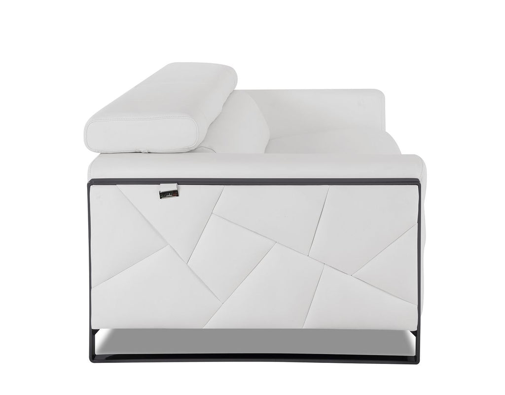 903 Divanitalia Sofa with Adjustable Headrest in Top-grain Italian Leather