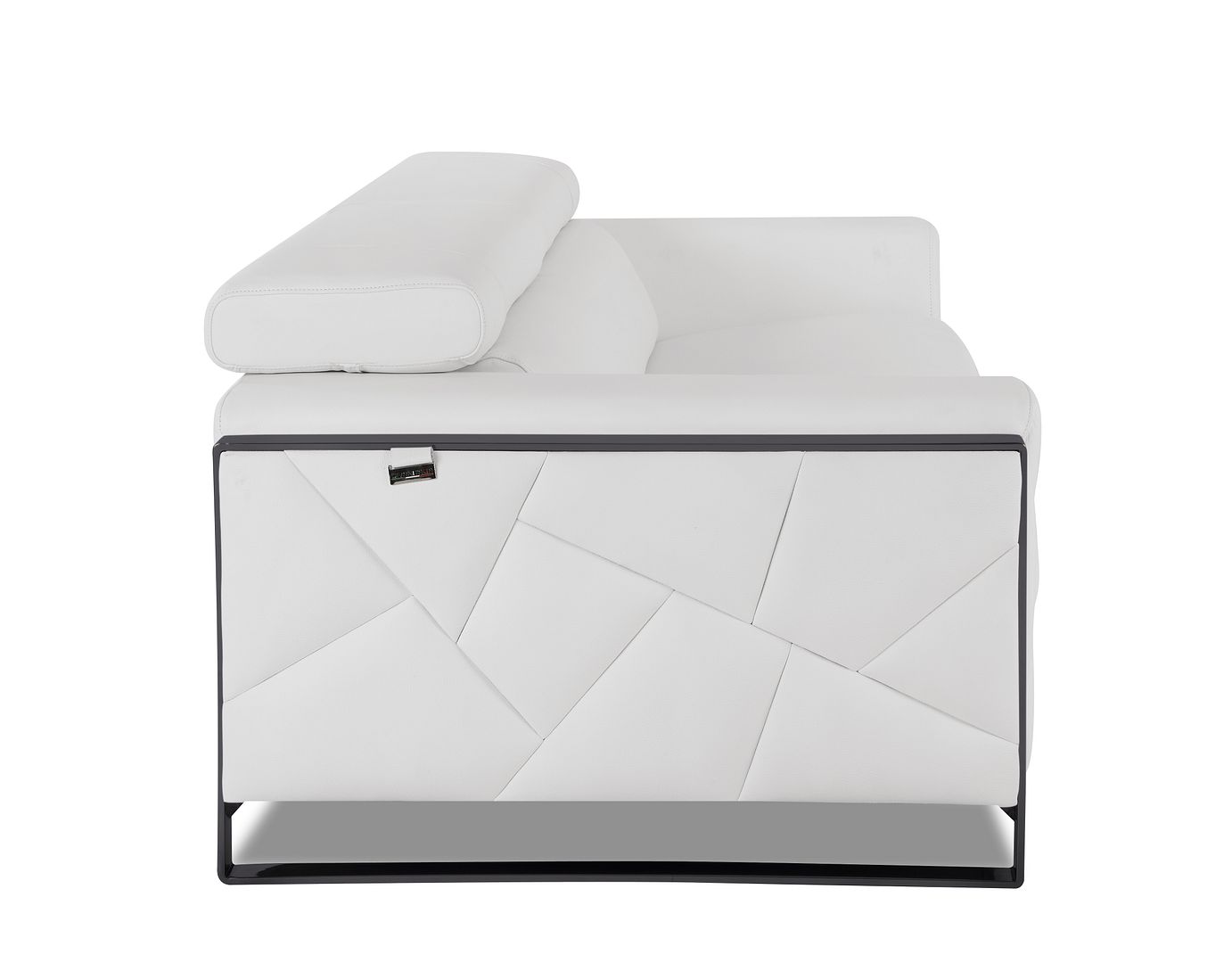 903 Divanitalia Sofa with Adjustable Headrest in Top-grain Italian Leather