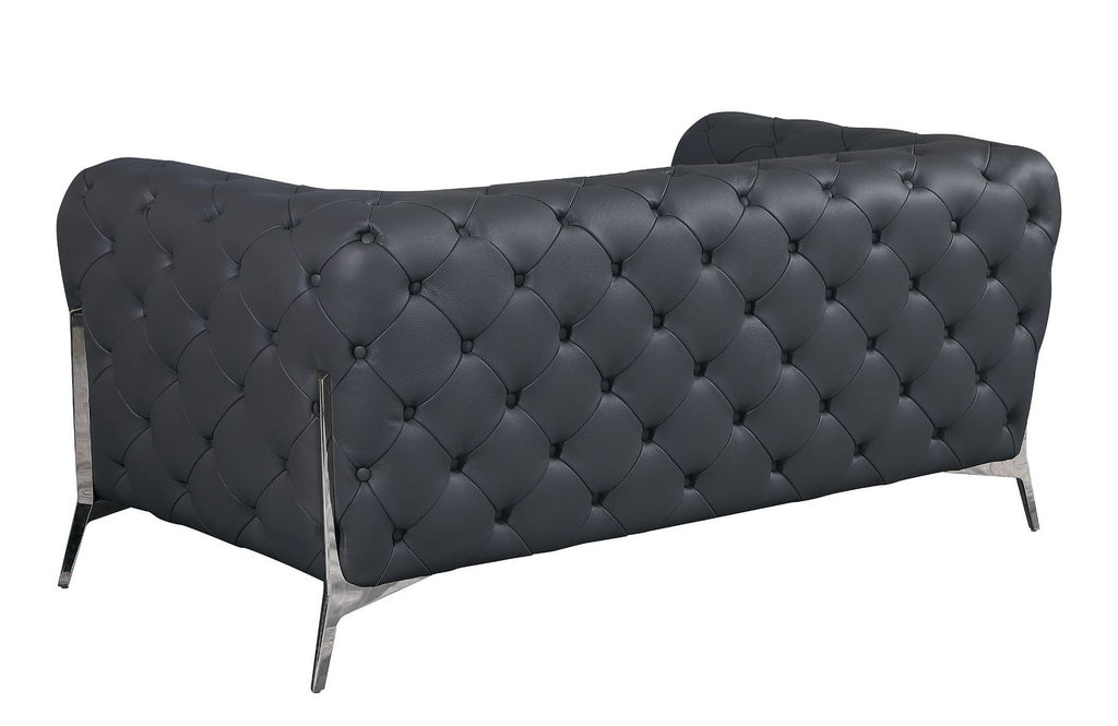 970 Divanitalia Loveseat in Top-grain Italian Leather