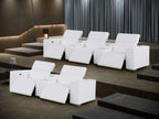 1208 Modular Leather Sofa & Loveseat with 6 Recliners and Power Headrests - White - SKU 1208-WHITE-8.5-HT - view 3