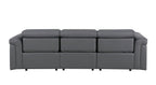 1126 Divanitalia 3-Piece Modular Power Reclining Sofa in Top Grain Italian Leather with 3 Power Recliners & Power Headrests