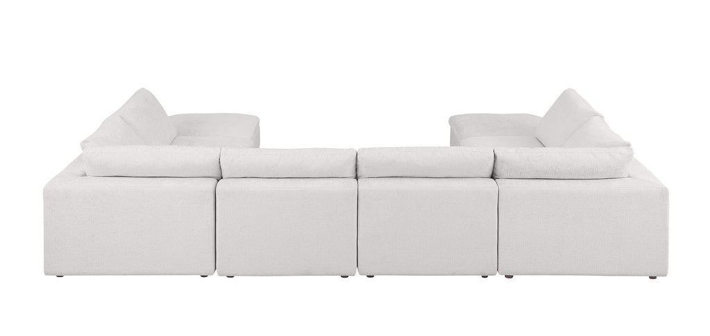 1100 Divanitalia Top-grain Italian Leather 8-Piece Sectional Sofa with Chaise