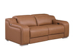 1116 Divanitalia 2-Piece Modular Power Reclining Loveseat in Top Grain Italian Leather with 2 Power Recliners & Power Headrests