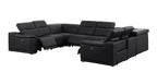 2679 8-Piece U-Shaped Power Reclining Sectional Sofa in Genuine Leather - 4 Recliners