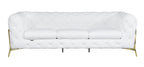 970 Divanitalia 3-Piece Sofa Set in Top-grain Italian Leather - White - SKU 970- WHITE 3PC (S/L/CH) - GROUP - view 3