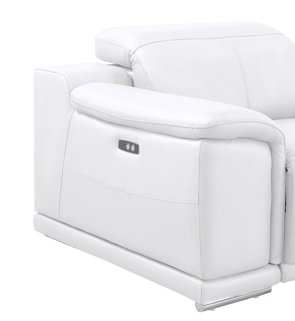 2679 Power Reclining Chair with Power Headrest in Genuine Leather