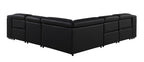 1116 Divanitalia 5-Piece L-Shaped Sectional Sofa in Top Grain Italian Leather with 3 Power Recliners & Power Headrests - Black - SKU 1116-BLACK-5PC-3PWR-SECTIONAL- GROUP - view 6