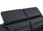 989 Divanitalia Power Reclining Sofa with Power Headrest in Top-grain Italian Leather