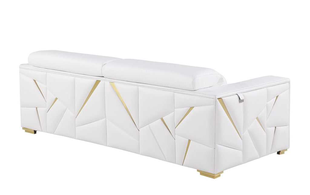1120 Divanitalia Sofa with Adjustable Headrest in Top-grain Italian Leather
