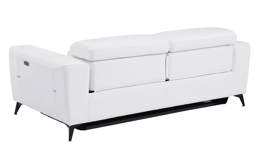 989 Divanitalia Power Reclining Sofa with Power Headrest in Top-grain Italian Leather