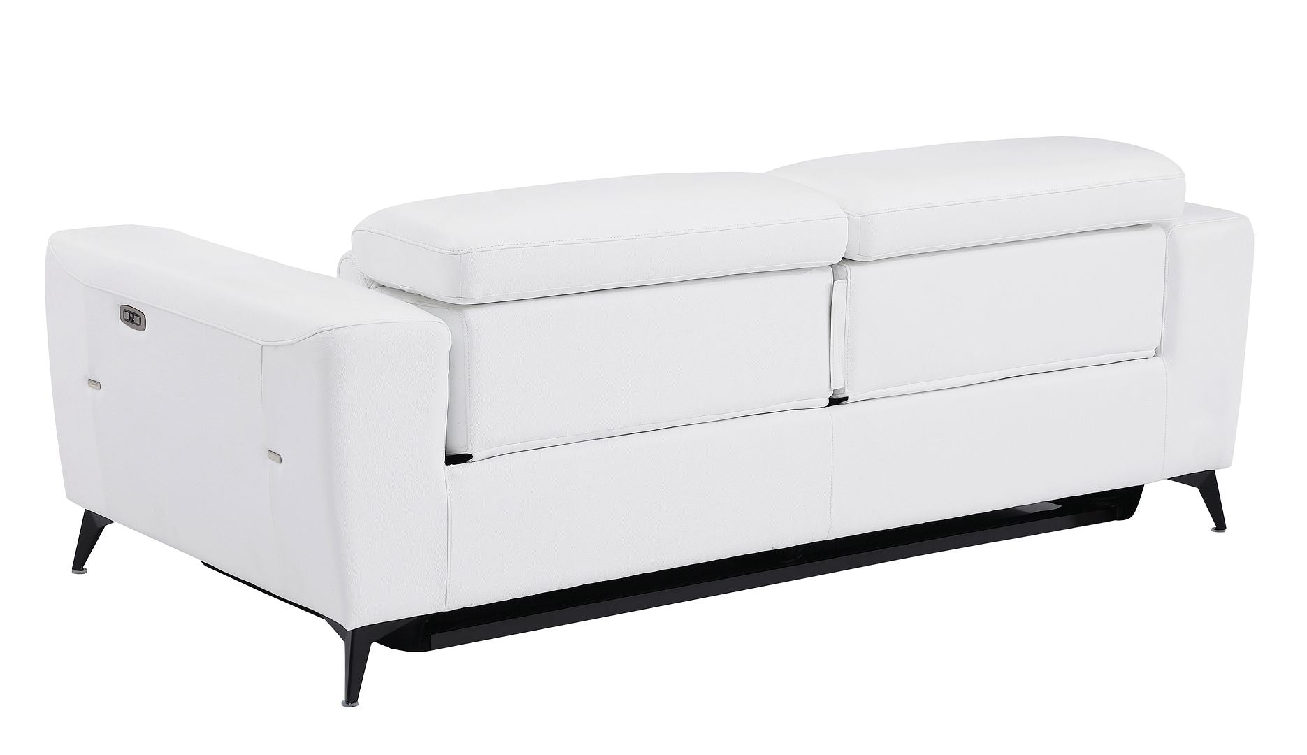 989 Divanitalia Power Reclining Sofa with Power Headrest in Top-grain Italian Leather