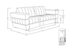 904 Divanitalia 3-Piece Sofa Set in Top-grain Italian Leather - Camel - SKU 904- CAMEL 3PC (S/L/CH) - GROUP - view 15