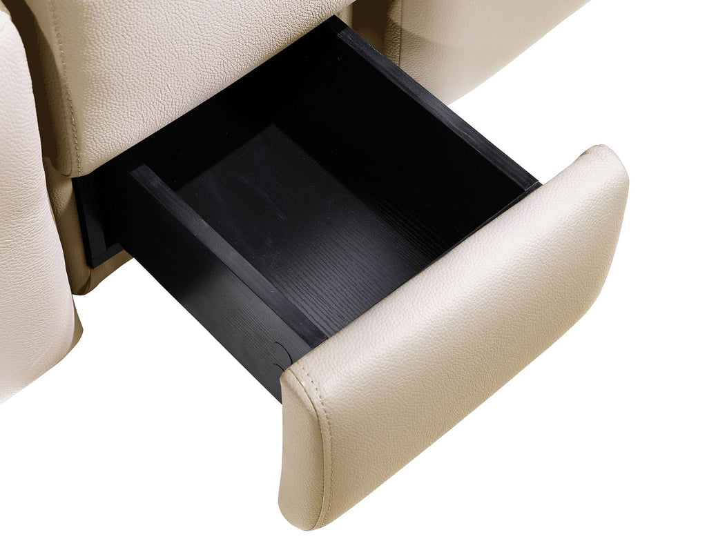 1224 Divanitalia 10-Piece U-Shaped Sectional Sofa in Top Grain Italian Leather with 4 Power Recliners & Power Headrests