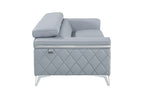 1140 Divanitalia Sofa with Adjustable Headrest in Top-grain Italian Leather