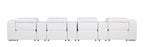 1116 Divanitalia 7-Piece Modular Power Reclining Sofa in Top Grain Italian Leather with 4 Power Recliners & Power Headrests - White - SKU 1116-WHITE-S-7.4-HT - view 9